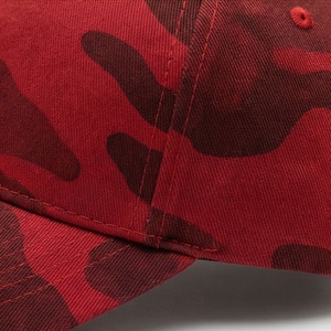 หมวกเบสบอลลายพรางสีแดง ปรับขนาดได้ สวมใส่สบายระดับพรีเมียม คุณภาพเยี่ยม ป้องกันแสงแดด ดีไซน์โดดเด่น - Product Image 5