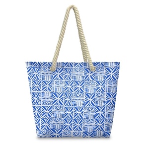Bolso de Mano con Estampado Estilo Polinesio para Mujer, Dropship POD, Bolso Tote Informal para Vacaciones - Product Image 1