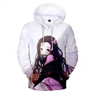 Conjunto de Sudadera con Capucha y Pantalones Deportivos con Estampado Personalizado de Demon Slayer, Ajuste Regular, Felpa de Algodón, Cómodo y Cálido, Ropa Urbana para Otoño - Product Image 5
