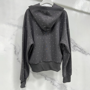 Chándal de mujer con diamantes de imitación, transpirable, de diseño superior, a precio económico, de última tendencia, totalmente personalizado. - Product Image 2