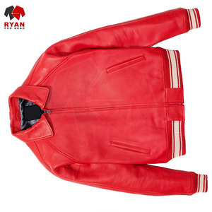 Vestes en cuir sur mesure pour hommes, couleurs unies, logos personnalisés, grandes tailles, vestes respirantes de Ryan Pro Gear - Product Image 2