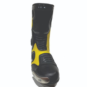 Bottes de moto en cuir respirantes, séchage rapide, ignifuges, unisexes, hiver, services OEM, marque personnalisée, vente chaude - Product Image 4