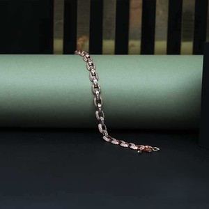 Luxury 925 <b>Silver</b> Diamond Tennis Bracelet Round Brilliant Cut Prong Setting Classic Geometric Design Wedding Jewelry - Product Image 1