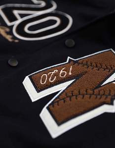 Wholesale Custom 100% Woolen Winter Chenille Embroidery <b>Patch</b> High Quality XL Size Men's Vintage High Street Waterproof Varsity - Product Image 4