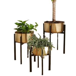 Support de plante élégant en métal, support de pot de fleurs en fer robuste, support décoratif pour plantes d'intérieur, salon, à bas prix, en gros - Product Image 6
