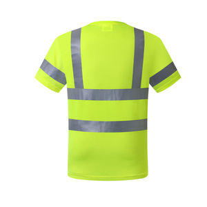 Camiseta de Seguridad para Hombre, Reflectante, de Alta Visibilidad, Manga Larga, Clase Hi Vis, para Trabajo de Construcción - Product Image 3
