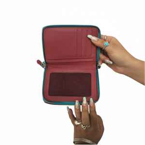 Cartera de Cuero Vacuno Multicolor Premium para Mujer, Diseño Práctico para Uso Diario con Acabado Duradero - WI 069 - Product Image 4