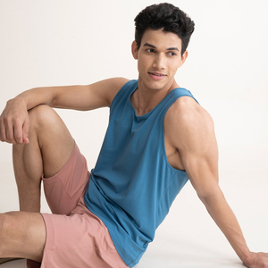 Camisetas sin mangas de poliéster 100% para atletismo y maratón al por mayor para hombre, camisetas sin mangas transpirables para hombre al por mayor OEM - Product Image 2