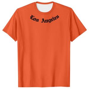 Camisetas Casuales para Hombre con Estampado de Letras, Manga Corta, Cuello Redondo, Tejido de Poliéster Elástico, Corte Regular - Product Image 5