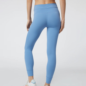 Solid Colour Women Leggings Yoga High Waist Running <b>Tummy</b> <b>Control</b> Workout Slim Fit Stretchy Comfortable Breathable Activewear - Product Image 3