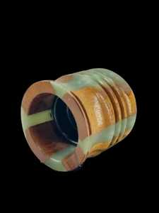 Middle Eastern Style <b>Ceramic</b> Incense Burner With Bamboo Inlay Hand-Made Aromatic <b>Diffuser</b> For Home Use - Product Image 5