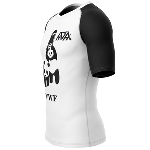 Custom Team <b>Rash</b> <b>Guard</b> Set Men <b>Women</b> Sublimated Logo Name Number Long Sleeve Grappling BJJ Wrestling No Gi Fightwear Uniform Kit - Product Image 4