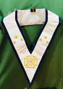 Nouvel tablier de 43e degré du Rite écossais avec col brodé -Hse - Product Image 5