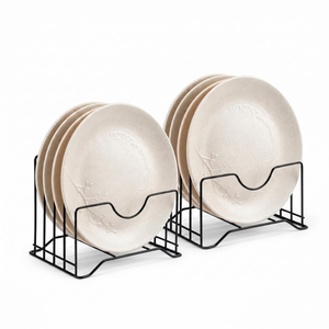 Wholesale Standing Type <b>Plate</b> Holder <b>Rack</b> Multi-functional Metal Dish Drying <b>Rack</b> for Cabinet Iron Kitchen <b>Rack</b> for <b>Plates</b> - Product Image 1