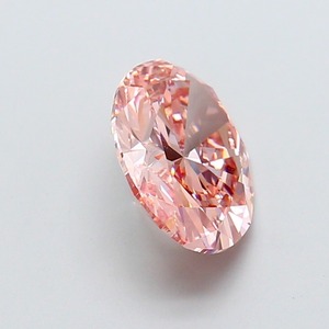 Diamant CVD rose vif fantaisie de forme ovale de luxe, cultivé en laboratoire, 2,5 carats, clarté VS2, polissage excellent, diamant non monté pour bijoux - Product Image 4
