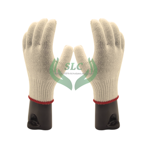 Guantes industriales de seguridad respetuosos con el medio ambiente, guantes de trabajo de algodón tejidos antiestáticos, antideslizantes, antiimpactos, construcción Industrial, protección General para manos y brazos - Product Image 2