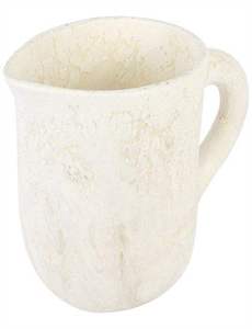 Tasse en résine artisanale jaune de forme ronde, objet de décoration pour la maison, technique de moulage - Product Image 4