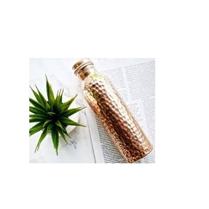 Bouteilles en cuivre sur mesure avec effet martelé, également disponibles avec gravure de logo, adaptées à la revente - Product Image 5