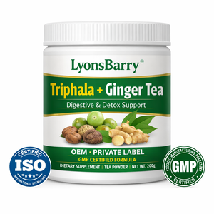 Thé Triphala + Gingembre – Soutien Digestif & Détoxifiant – Marque Privée OEM GMP - Product Image 1