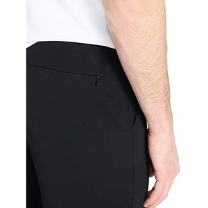 Pantalon de survêtement noir pour homme, taille élastique avec cordon de serrage, décontracté, mi-lourd, tricoté, pour l'automne, design personnalisé - Product Image 5
