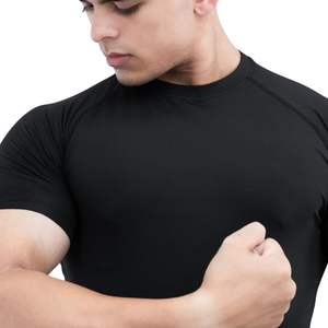 Camiseta de Compresión Deportiva Personalizada al por Mayor para Hombre, Manga Corta, Secado Rápido, Transpirable, para Entrenamiento, Running, Fitness - Product Image 5