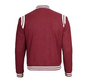 Chaqueta Varsity de Lana 100% con Logotipo Personalizado para Hombre, Bordado Chenille, Estilo Universitario, Patrón de Letras - Product Image 2