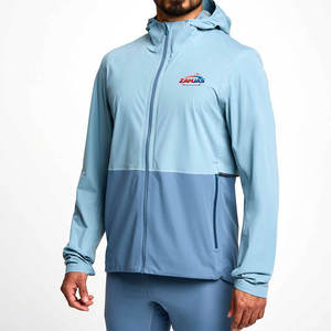 Chaqueta cortavientos ligera y transpirable para hombre, recién llegada, ropa deportiva informal con cremallera, impermeable. - Product Image 1