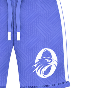 Shorts de sport bleu pétrole personnalisés pour l'entraînement athlétique, la gym et les séances d'entraînement, avec cordon de serrage, séchage rapide, respirants, performance, vêtements de sport pour équipe - Product Image 4