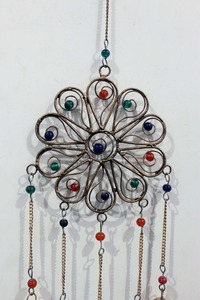 Premium Quality Flower Wind Chime with <b>Beads</b> and Bells for Wall <b>Door</b> and Garden Available for Wholesale Supply - Product Image 3