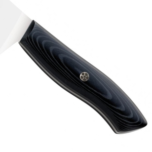 Couteaux de chef avec manche à motifs noirs et lame large pour la découpe, le tranchage, le hachage et la préparation des repas au quotidien. - Product Image 4