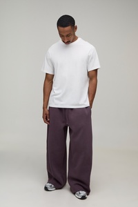 <b>Men's</b> Wide Leg Sweatpants Custom Polyester Cotton Oversized <b>Joggers</b> <b>Loose</b> Fit Casual <b>Joggers</b> For <b>Men</b> Apparel OEM Wholesale - Product Image 5