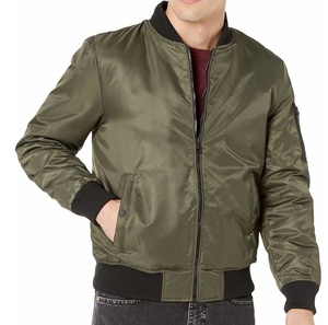 Men's Biker <b>Thin</b> Winter Streetwear Bomber <b>Jacket</b> Outdoor <b>Waterproof</b> Fitness Satin Breathable Zip Up Slim Fit Blank Bomber <b>Jacket</b> - Product Image 4