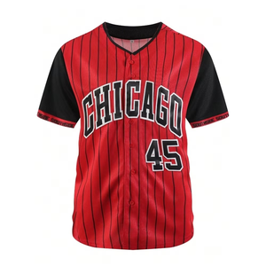 Maillot de baseball personnalisé de qualité supérieure, maillot de baseball pour homme, manches courtes, respirant, coupe régulière, adulte - Product Image 3