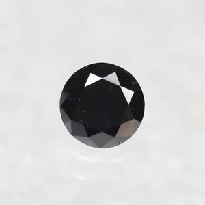 เพชรทรงกลมสีดำ 0.93 กะรัต รับรองโดย GIA: สีที่ปรับปรุงแล้ว - Product Image 1