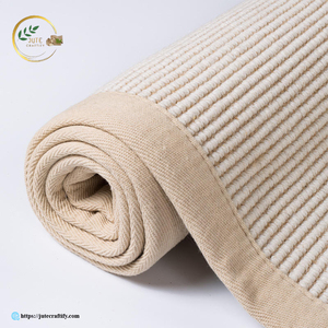 <b>Rustic</b> Style Jute Mat – Handmade Natural Fiber Floor Mat for Modern and Traditional Interior Decoration - Product Image 2