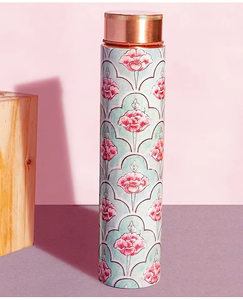 Modern Nordic Copper Water <b>Bottle</b> Instant Traders' Hot Sale Home Outdoor Indoor Use Adult Eco-Friendly 1000ml with Lid - Product Image 3