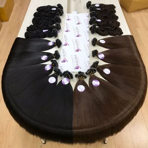 Extensiones de cabello virgen vietnamita, trama Invisible más delgada, cabello sin retorno, extensiones de cabello de trama Genius dibujado Doble - Product Image 2