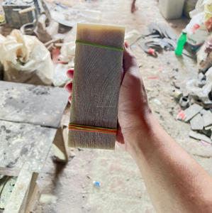 Plaque Rectangle en corne de buffle d'eau colorée pour monture de lunettes poignée de couteau utilisation artisanale accessoires d'artisanat de luxe modernes faits à la main - Product Image 5