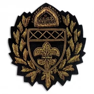 Insignias de alambre de oro de alta calidad y fabricación premium, nuevo diseño, insignias de alambre de oro a la moda, parche personalizado de moda. # 6513 - Product Image 3