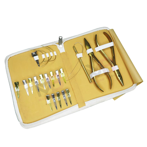 Kit Complet Tout-en-un d'Outils d'Installation d'Extensions Capillaires avec Pinces en Acier, Aiguilles, Boucles et Pinces à Cheveux pour le Séquençage - Product Image 2