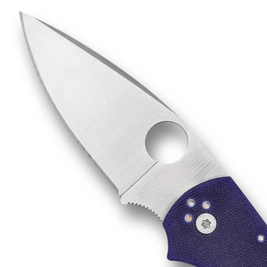 Couteaux pliants professionnels de poche avec poignée ergonomique violette, lame en acier inoxydable tranchante, trou d'ouverture au pouce et métal - Product Image 5