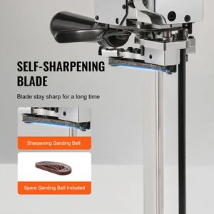 750W High Speed Industrial <b>Fabric</b> Cutter with 9.8\" Alloy Steel Blade New Condition Straight Knife Cloth <b>Cutting</b> <b>Machine</b> - Product Image 4
