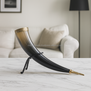 Tazón para Ensalada de Cuerno de Búfalo Hecho a Mano de Primera Calidad – Tazón Decorativo Impermeable para Servir Frutas para Mesa de Comedor Moderna - Product Image 4