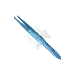 Fabricante superior Pissco para fórceps capsulares Arruga doble curva 10,0 cm instrumentos de cirugía oftálmica - Product Image 3