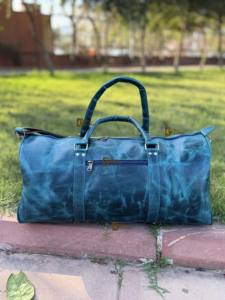 Nouveauté : Sacs de voyage en cuir Crunch, multi-usages, sacs faits à la main, sacs de voyage unisexes, grande taille, sacs de voyage élégants et multifonctionnels - Product Image 5