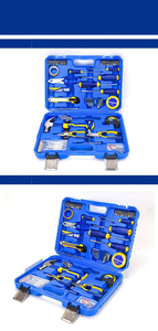 Juego de herramientas manuales destornillador magnético con tornillos de expansión OEM personalizado pequeño para uso en el <span class=keywords><strong>hogar</strong></span> con almacenamiento de caja de herramientas de plástico - Product Image 5