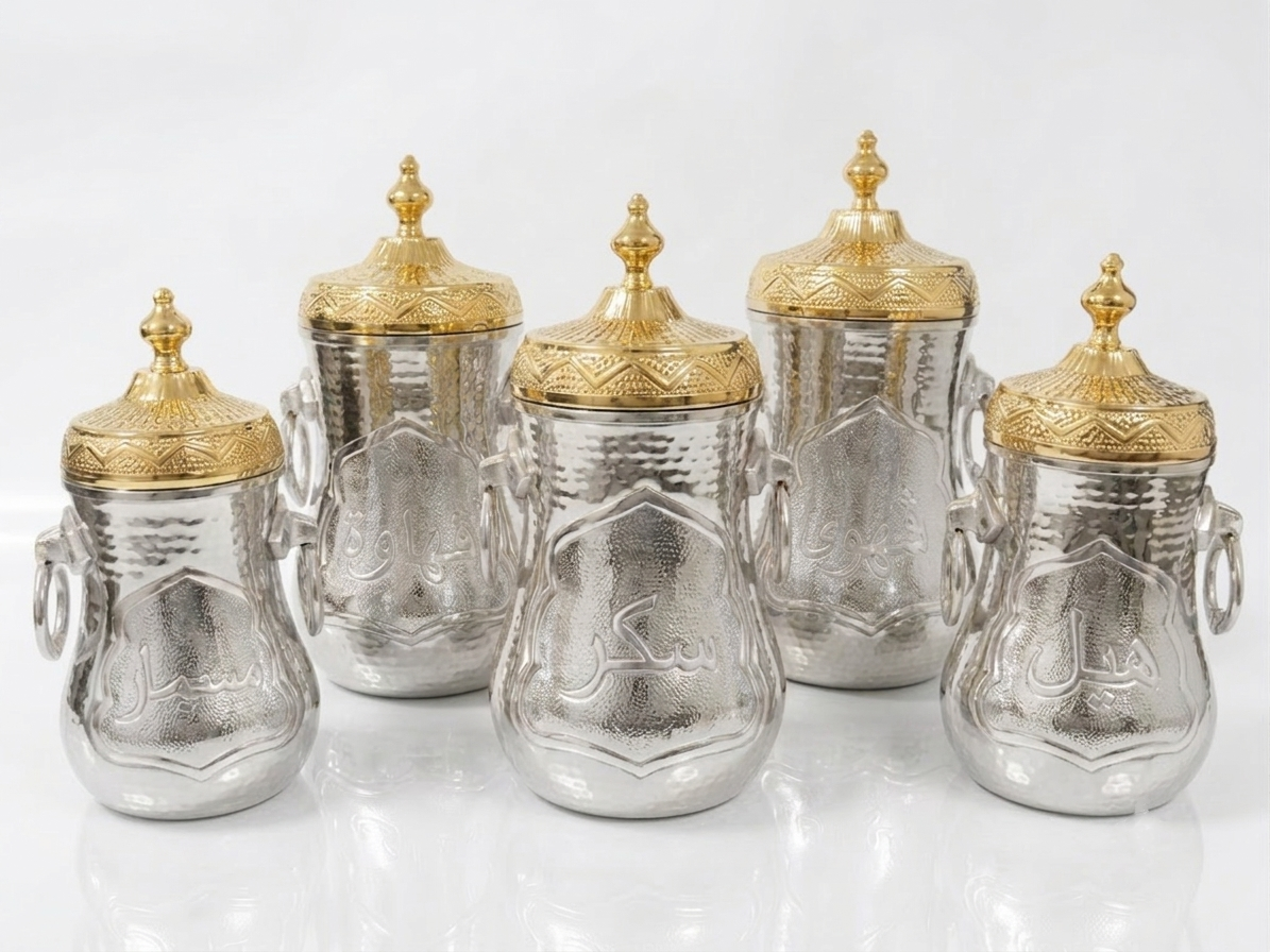Full Silver With Lid Gold