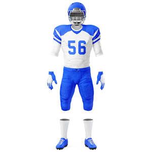 Vêtements de sport pour hommes de haute qualité, ensemble d'uniformes de football américain, légers, 100% polyester, uniforme de football américain respirant - Product Image 4