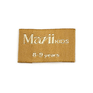 Custom Woven Damask Labels with Laser Cut Edges-Personalized Washable Stitch <b>Tags</b> for Garment <b>Bags</b> Souvenirs or Gifts - Product Image 1