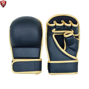 Guantes de Sparring de Cuero Personalizados para MMA, Transpirables, Antideslizantes, Ligeros, Unisex, de Alta Calidad para Boxeo y Muay Thai - Product Image 6